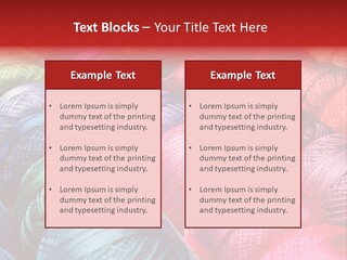 Spectrum Objects Embroidery PowerPoint Template