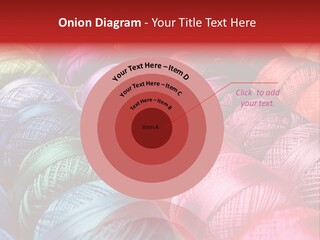 Spectrum Objects Embroidery PowerPoint Template