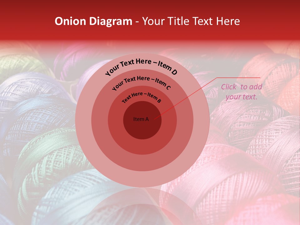 Spectrum Objects Embroidery PowerPoint Template