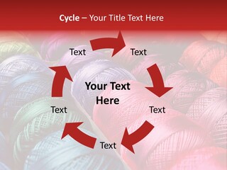 Spectrum Objects Embroidery PowerPoint Template