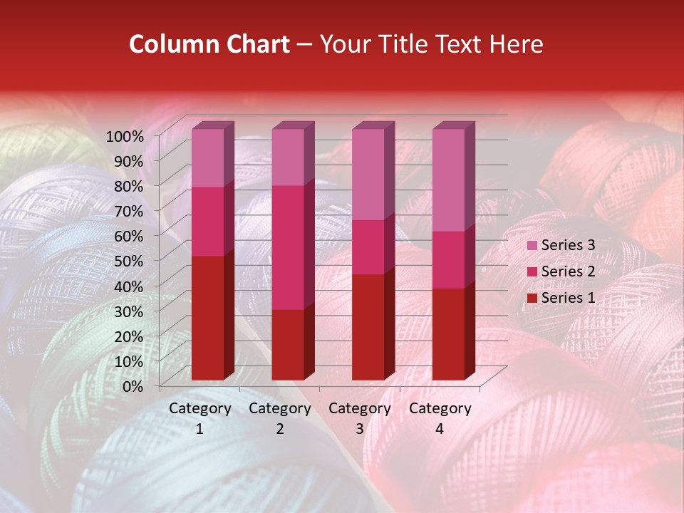 Spectrum Objects Embroidery PowerPoint Template