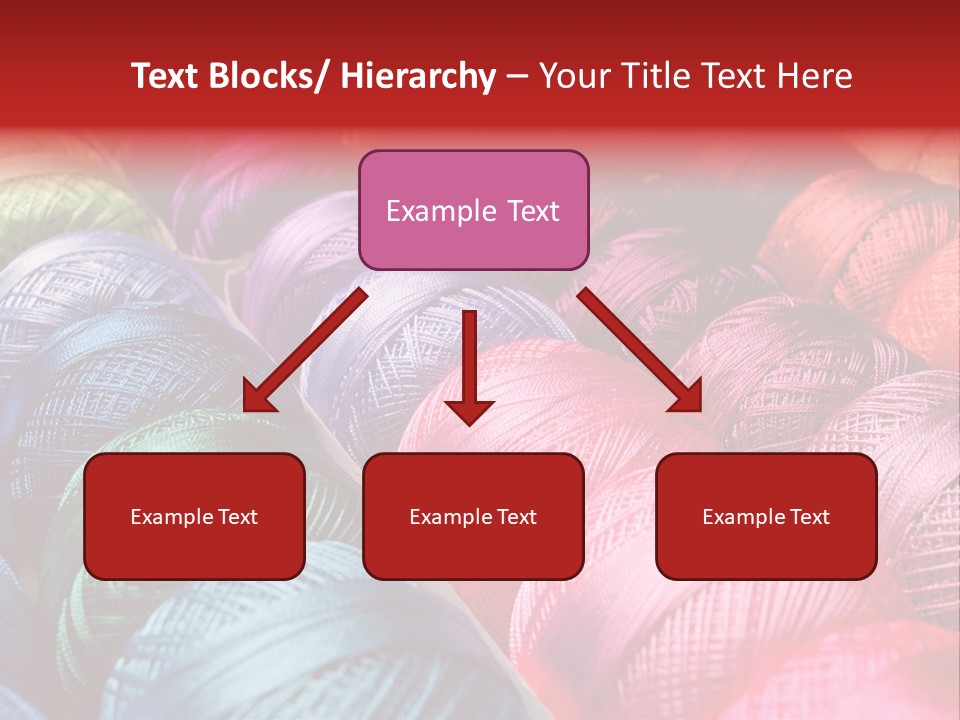 Spectrum Objects Embroidery PowerPoint Template