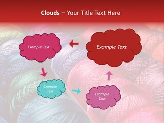 Spectrum Objects Embroidery PowerPoint Template