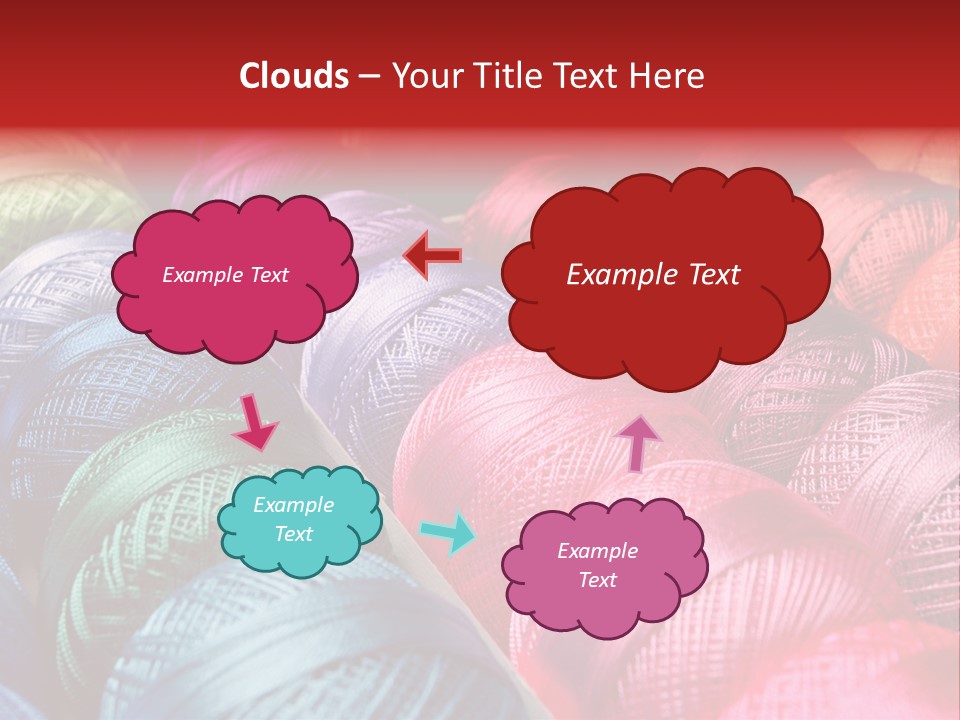 Spectrum Objects Embroidery PowerPoint Template