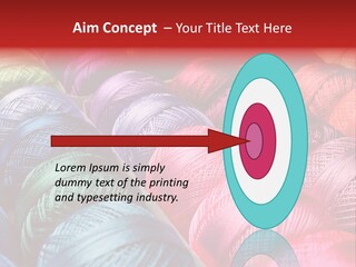 Spectrum Objects Embroidery PowerPoint Template