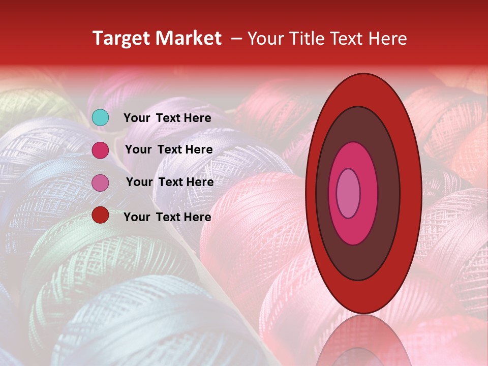 Spectrum Objects Embroidery PowerPoint Template