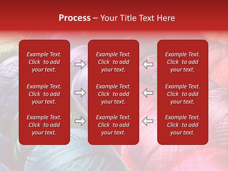 Spectrum Objects Embroidery PowerPoint Template