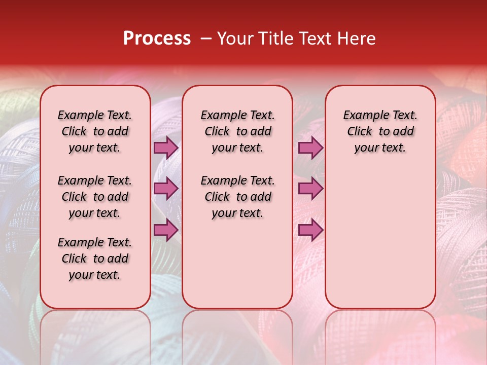 Spectrum Objects Embroidery PowerPoint Template