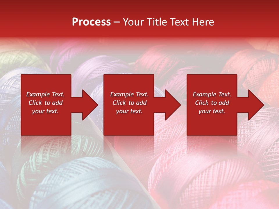 Spectrum Objects Embroidery PowerPoint Template