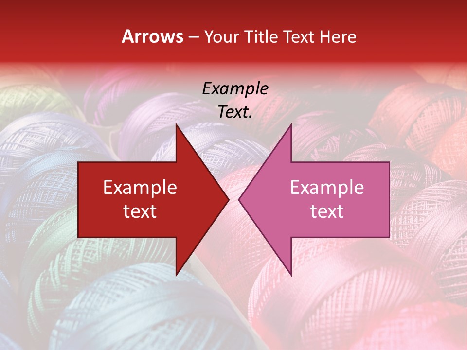 Spectrum Objects Embroidery PowerPoint Template