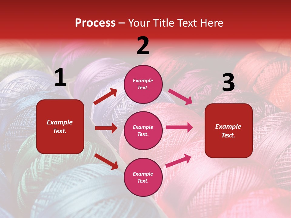 Spectrum Objects Embroidery PowerPoint Template