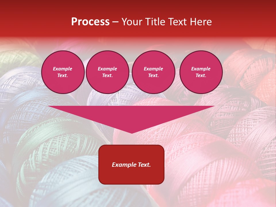 Spectrum Objects Embroidery PowerPoint Template