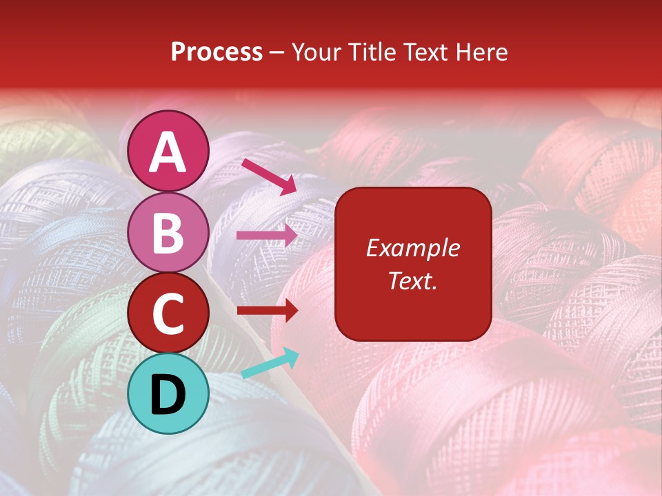 Spectrum Objects Embroidery PowerPoint Template