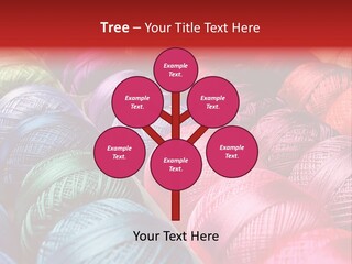 Spectrum Objects Embroidery PowerPoint Template