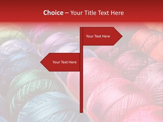 Spectrum Objects Embroidery PowerPoint Template