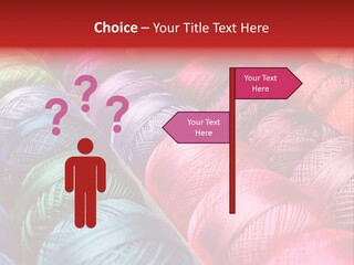 Spectrum Objects Embroidery PowerPoint Template