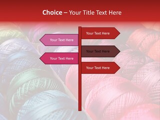 Spectrum Objects Embroidery PowerPoint Template