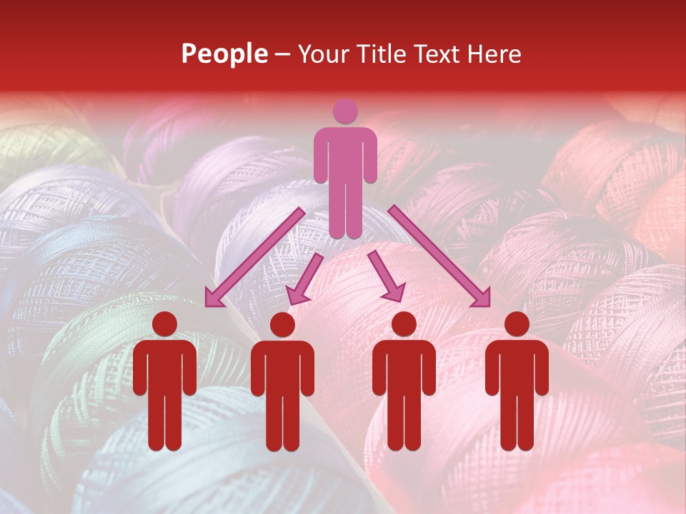 Spectrum Objects Embroidery PowerPoint Template