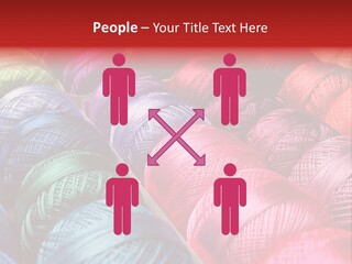 Spectrum Objects Embroidery PowerPoint Template