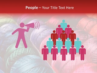 Spectrum Objects Embroidery PowerPoint Template