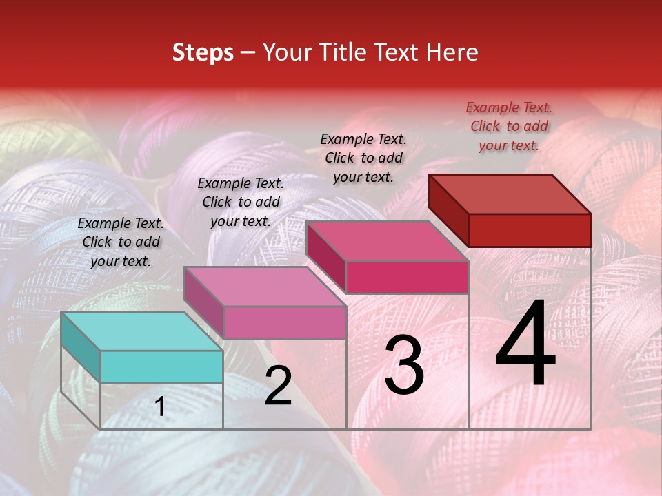 Spectrum Objects Embroidery PowerPoint Template