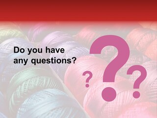 Spectrum Objects Embroidery PowerPoint Template