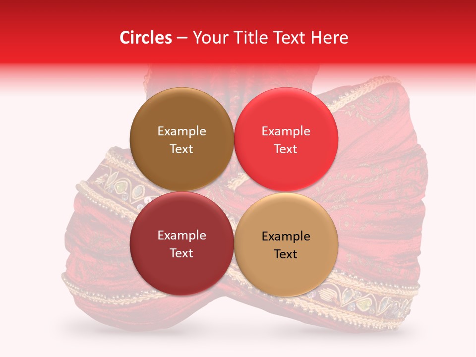 Occasional Maharajah Headgear PowerPoint Template