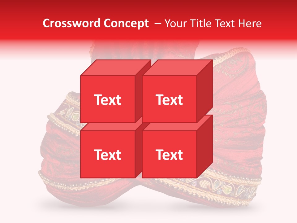 Occasional Maharajah Headgear PowerPoint Template