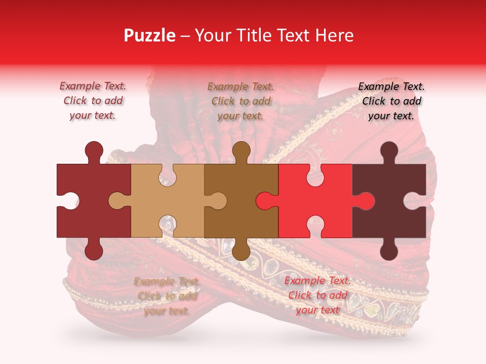 Occasional Maharajah Headgear PowerPoint Template