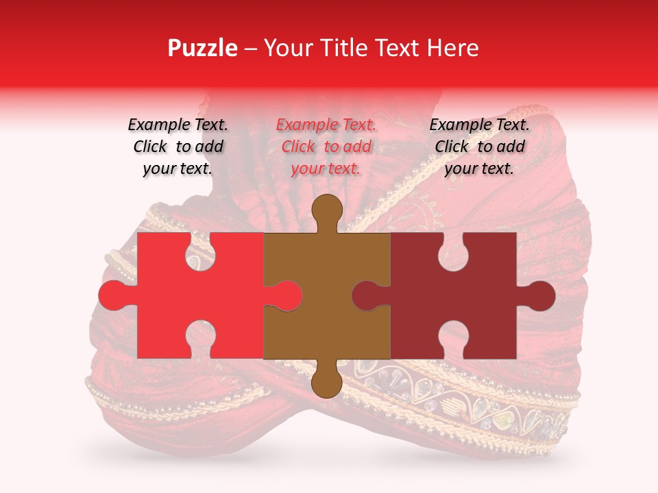 Occasional Maharajah Headgear PowerPoint Template