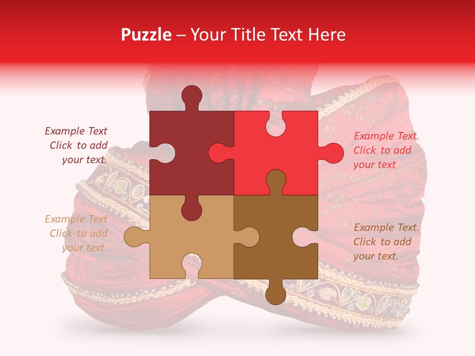 Occasional Maharajah Headgear PowerPoint Template