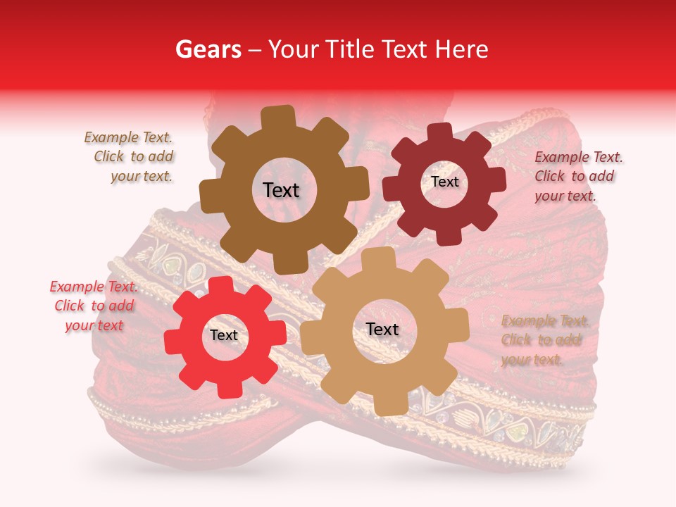 Occasional Maharajah Headgear PowerPoint Template