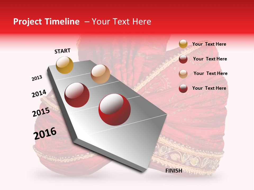 Occasional Maharajah Headgear PowerPoint Template