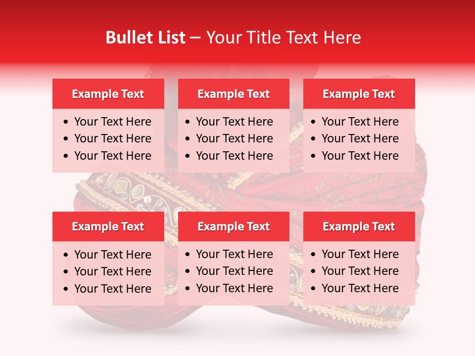 Occasional Maharajah Headgear PowerPoint Template