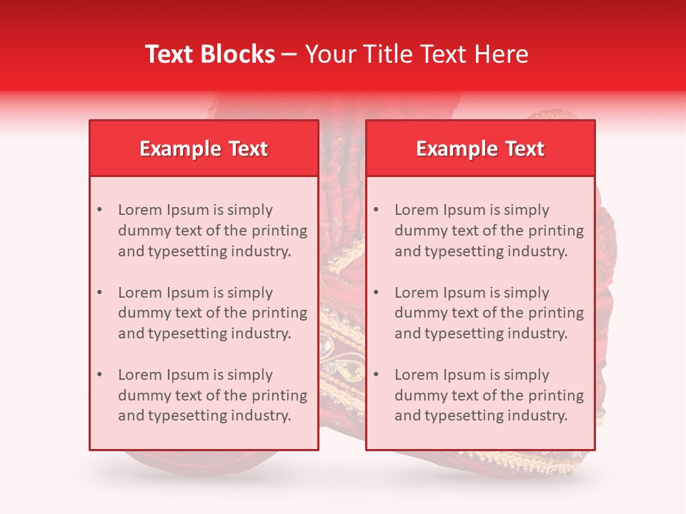 Occasional Maharajah Headgear PowerPoint Template