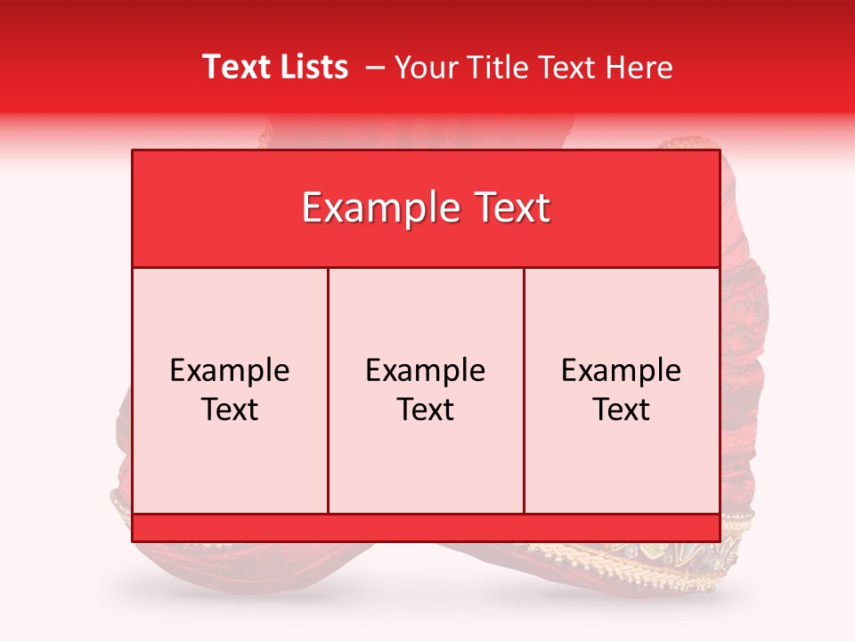 Occasional Maharajah Headgear PowerPoint Template