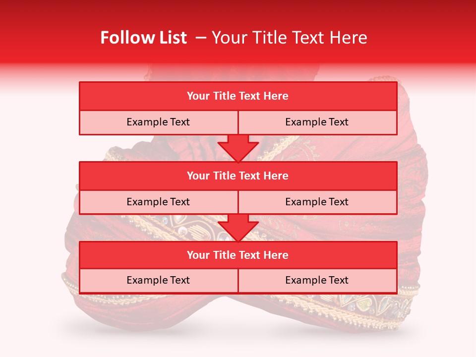 Occasional Maharajah Headgear PowerPoint Template