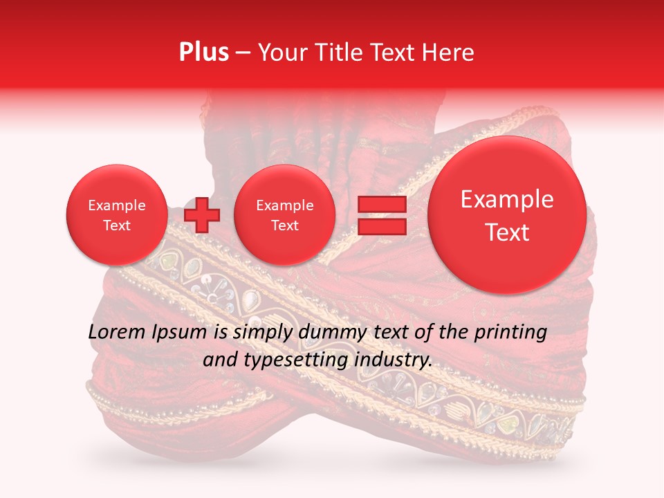 Occasional Maharajah Headgear PowerPoint Template