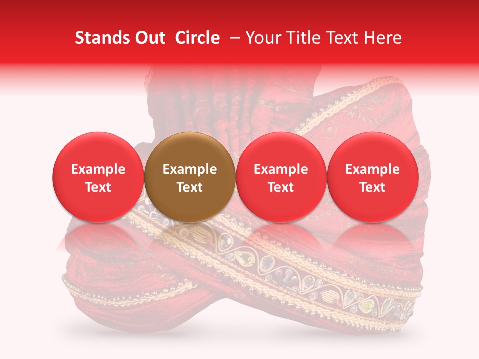 Occasional Maharajah Headgear PowerPoint Template