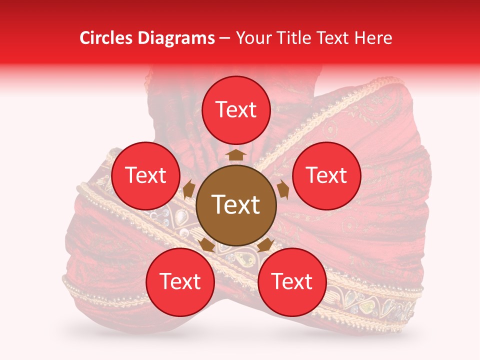 Occasional Maharajah Headgear PowerPoint Template