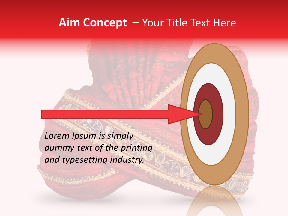 Occasional Maharajah Headgear PowerPoint Template