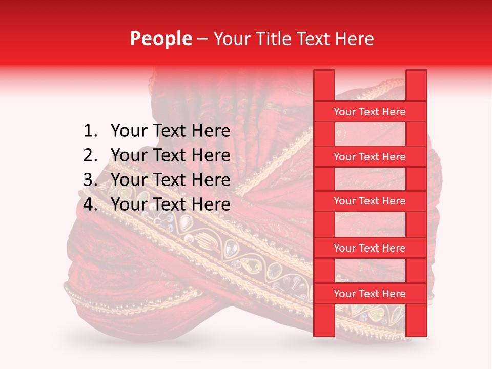 Occasional Maharajah Headgear PowerPoint Template