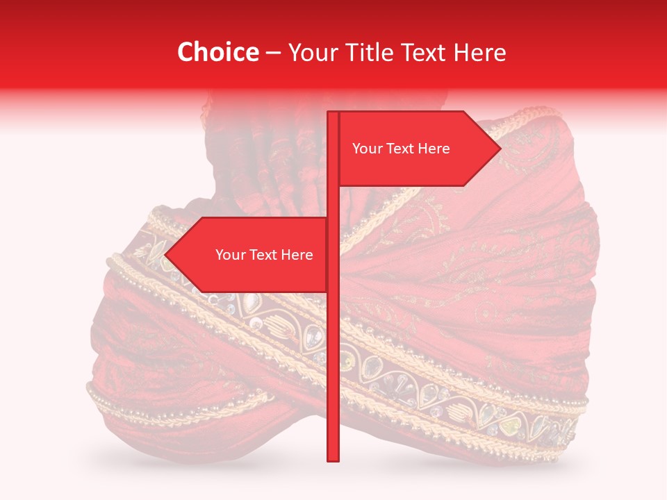 Occasional Maharajah Headgear PowerPoint Template