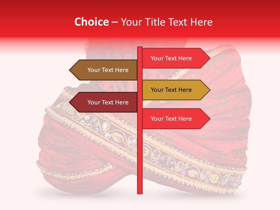 Occasional Maharajah Headgear PowerPoint Template