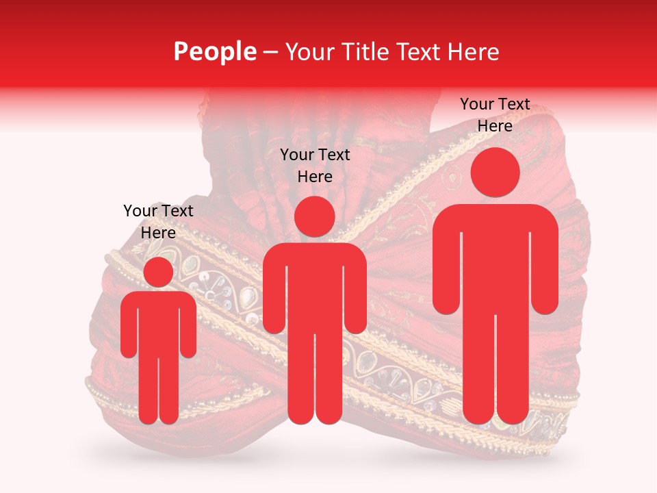 Occasional Maharajah Headgear PowerPoint Template