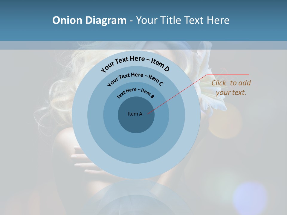 Holding Girl Butterfly PowerPoint Template