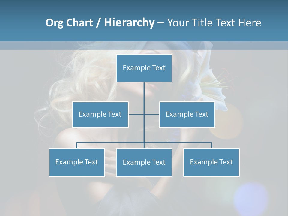 Holding Girl Butterfly PowerPoint Template