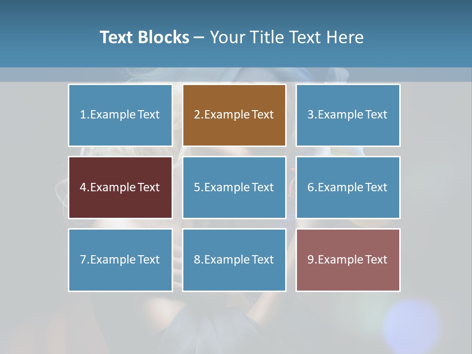 Holding Girl Butterfly PowerPoint Template