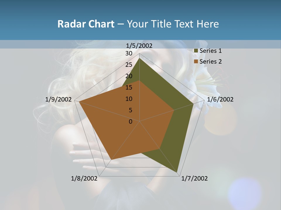 Holding Girl Butterfly PowerPoint Template