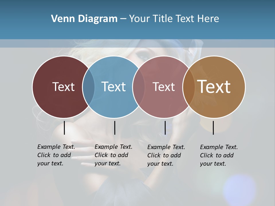 Holding Girl Butterfly PowerPoint Template